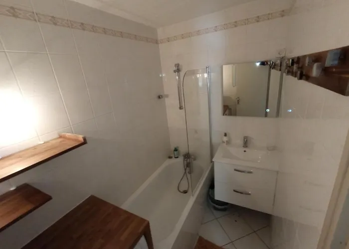 Superbe 3 Pieces Vue Panoramique Pied Des Pistes アパート *